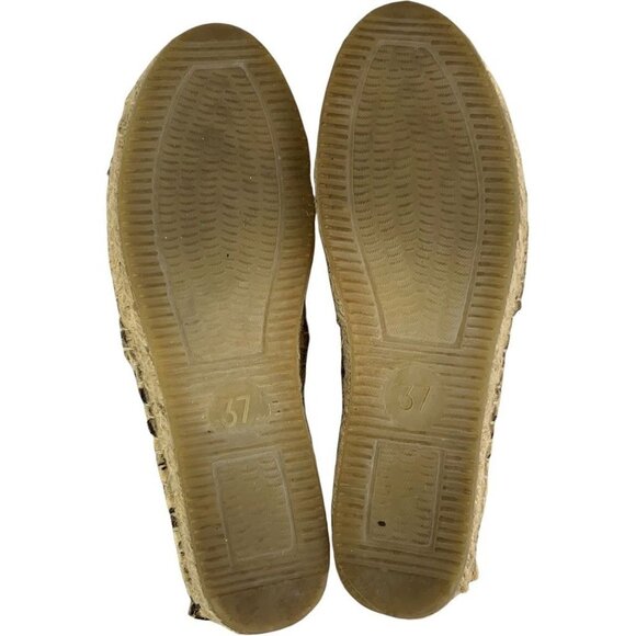 Aldo Womens Smolin Espadrille Flat Shoes Slip‎ On Cheetah Print Cap Toe 6.5 - Picture 8 of 8